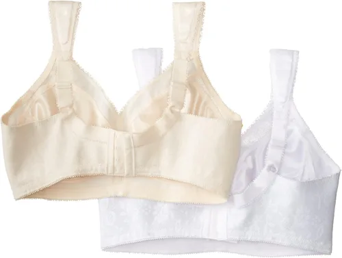 Miniatura 2 de Playtex 18-Hour Original Comfort-Strap Bra #4693, paquete de 2