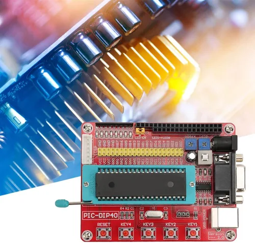 Miniatura 3 de Tablero de desarrollo de aprendizaje, tablero de aprendizaje del microcontrolador PIC16F877A con el interfaz RS232