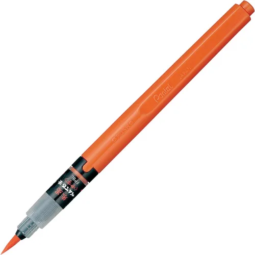Miniatura 9 de Pentel - Pluma de pincel Pentel XFP5M, punta mediana, color negro