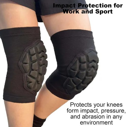 Miniatura 5 de Rodilleras para hombres y mujeres, rodilleras de lucha libre para voleibol, baloncesto y fútbol. Rodilleras de compresión elástica para soporte