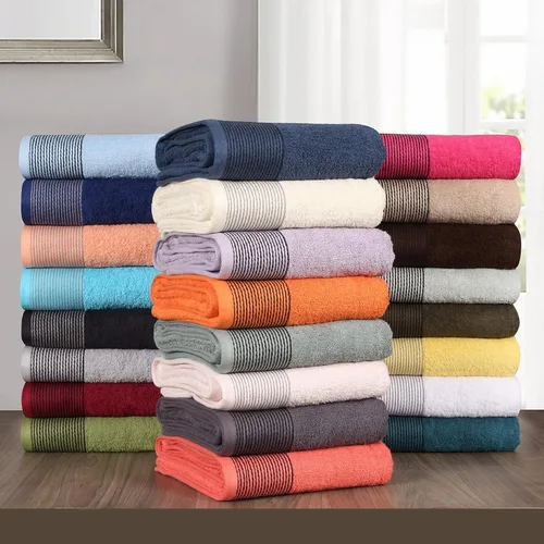 Miniatura 5 de BELIZZI HOME Juego de 2 toallas de baño ultrasuaves de gran tamaño, 28 x 55 pulgadas, 100% algodón, grandes, absorbentes, de secado rápido, ligeras