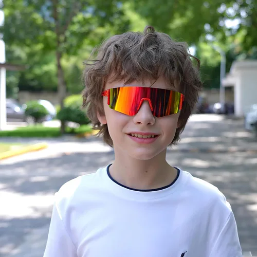 Miniatura 2 de SEKKAF - Gafas de sol deportivas para jóvenes, para béisbol y softbol, para niños y niñas de 6 a 12 años, gafas de sol para ciclismo, ligeras