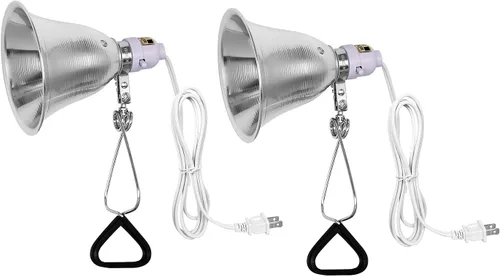 Miniatura 10 de Simple Deluxe - Paquete de 6 lámparas de abrazadera de 8.5 pulgadas con reflector de aluminio de hasta 150 W, cable de 6 pies