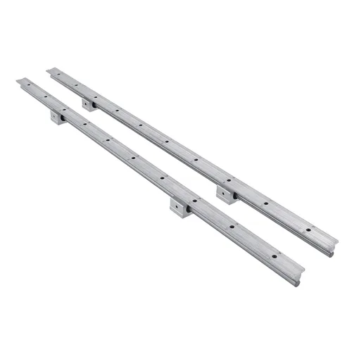 Miniatura 9 de Happybuy SBR12 4 SBR12UU Juego de 2 rieles lineales, de 39.37 pulgadas. Soporte de riel lineal. Guía lineal para rodamientos ranurados de 0.78