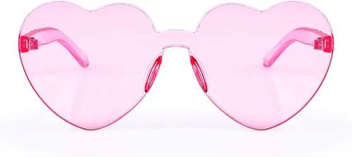 Miniatura 3 de FEISEDY Gafas de sol sin montura en forma de corazón para mujer, gafas de amor a la moda B2419