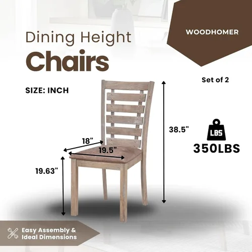 Miniatura 5 de Mesa de comedor redonda para 4-6 personas con estante de almacenamiento, base de madera maciza, diseño de dos tonos, mesa de cocina redonda ideal