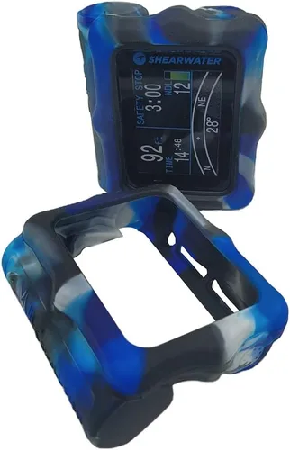 Miniatura 9 de Funda protectora de silicona para computadora de buceo Shearwater Perdix/Perdix 2/Perdix AI (Negro)