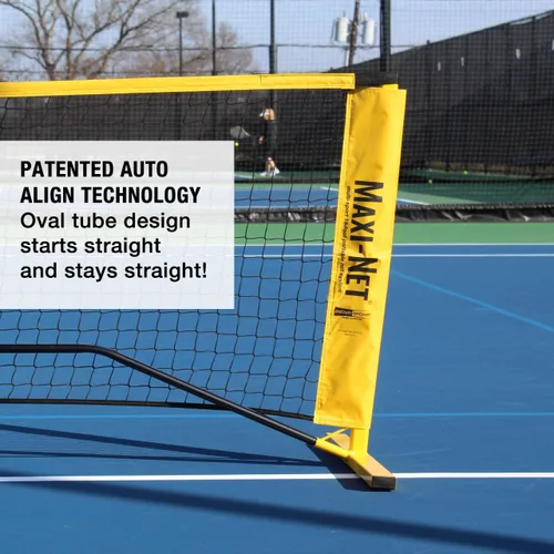 Miniatura 7 de Maxi-Net - Red de tenis portátil de 18 pies Fiable, duradera y fácil de instalar y desmontar en 2 minutos, no necesita herramientas, altura