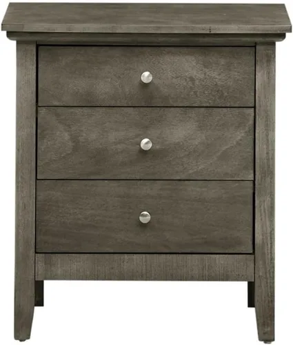 Miniatura 3 de Glory Furniture Mesita de noche Hammond con 3 cajones en color negro