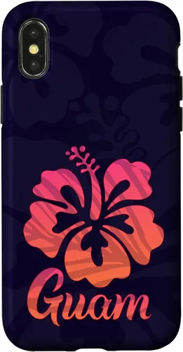 Miniatura 5 de iPhone 14 Pro Max Guam Hibiscus Flower Funda Hafa Adai Guamanian Island Pride