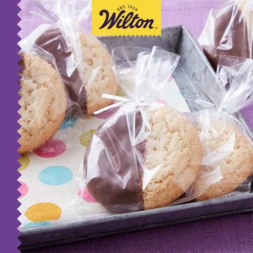 Miniatura 6 de Wilton Bolsas altas transparentes para golosinas – Bolsas de plástico para regalos de vacaciones, cumpleaños, recuerdos de fiesta y más – Mantiene