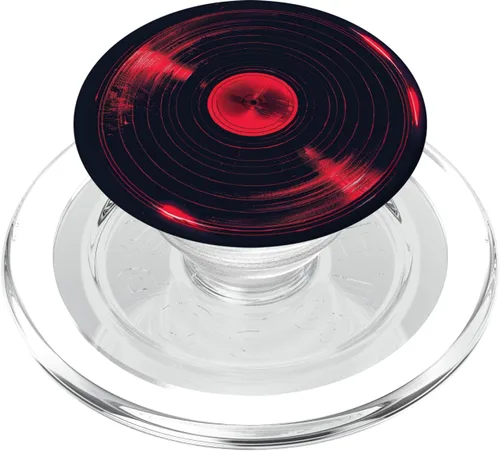 Miniatura 7 de Red Vinyl Record Player Vinyl Collector Retro Music Lover PopSockets Adhesive PopGrip