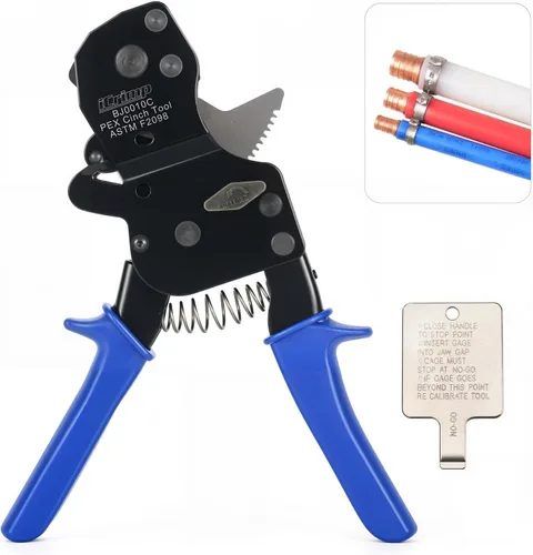 Miniatura 11 de iCrimp Kit de Herramienta de Pinza para Tubería PEX de Una Mano, Herramienta de Crimpado PEX con Función de Remoción para Anillos de Abrazadera