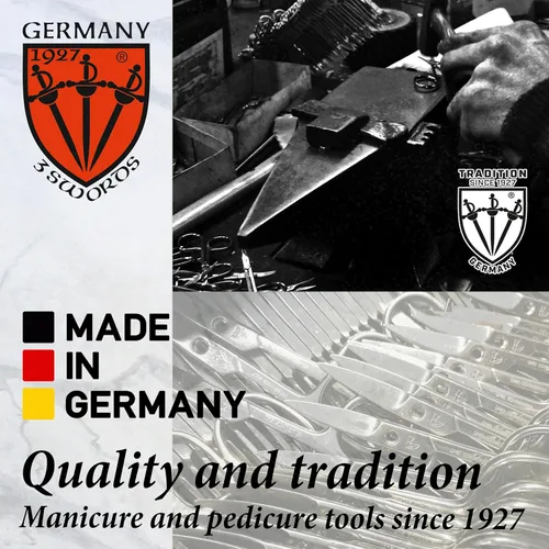 Miniatura 7 de 3 Espadas Alemania Zafiro Metal Pocket Nail File Manicura Viaje 1 PIEZA