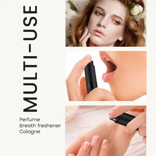 Miniatura 4 de 5 unidades/0.3 fl oz perfume de viaje recargable, atomizador de perfume portátil recargable, botella de spray vacía de tamaño mini para hombres