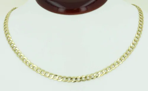 Miniatura 5 de Cadena de eslabones en C de oro amarillo macizo de 14 quilates, 0.118in, 22.0in a 24.0in.