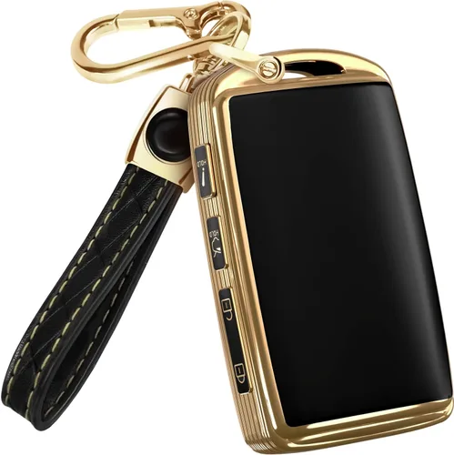 Lucrum Compatible con funda para llavero Mazda y llavero de cuero, funda de TPU para 3, 6, CX-5 CX-9 CX-30 CX-50 CX-70 (2019-2025)