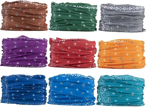 Miniatura 13 de Polaina para el cuello Máscara Bufanda para la cara Bandana Cobertura de tubo Tocado Pasamontañas Diadema Envoltura para la cabeza para hombres
