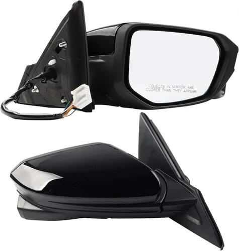 Miniatura 12 de Dasbecan Espejo Lateral Izquierdo del Conductor Compatible con Honda Civic 2016-2021 Cristal de Vidrio con Calefacción Manual Plegable Montaje