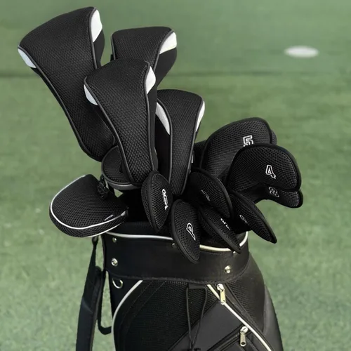 Miniatura 6 de Andux – Fundas de cabeza de palo de golf híbridos set de 4 con intercambiable Número Etiquetas con Dial No. Etiqueta Tubería de colores todos
