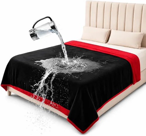 Miniatura 10 de Bedding Aid-Manta de franela impermeable para la intimidad de la cama, manta para momentos de amor y placer para adultos, 100% a prueba de fugas