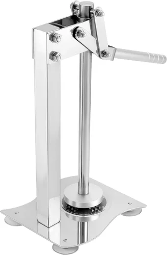 Miniatura 2 de QWORK Exprimidor de limón de escritorio manual resistente, 304 de acero inoxidable multifuncional naranja Juicer fruta y nueces trituradora