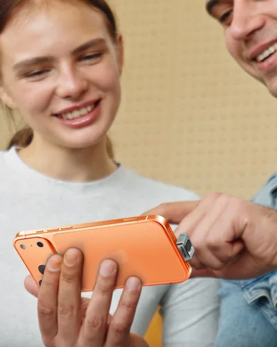 Miniatura 6 de TWOPAN Nano SSD de 256 GB, unidad flash USB C externa de almacenamiento SSD con bloqueo de huellas dactilares, hasta 450 MB/s, diseño para iPhone