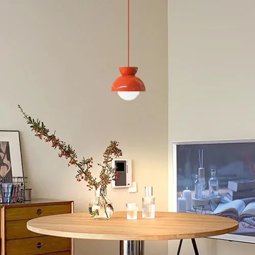 Miniatura 2 de Lámparas colgantes modernas para isla de cocina, pantalla de vidrio blanco leche, lámparas colgantes con cable ajustable para comedor, dormitorio