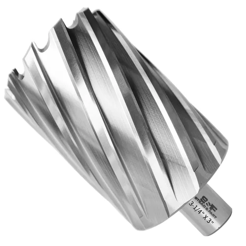 Miniatura 10 de S&F STEAD & FAST Cortador anular, diámetro de corte de 9/16" x 1" profundidad de corte para prensa de taladro magnética, brocas Mag con pasador