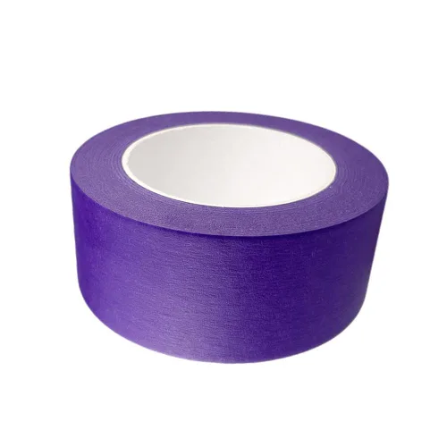 Miniatura 25 de Paquete de 2 Cintas Naranjas para Pintores de 1 pulgada de Ancho, Cinta de Enmascarar de 1 pulgada X 55 Yardas X 2 Rollos, Cinta de Papel Naranja