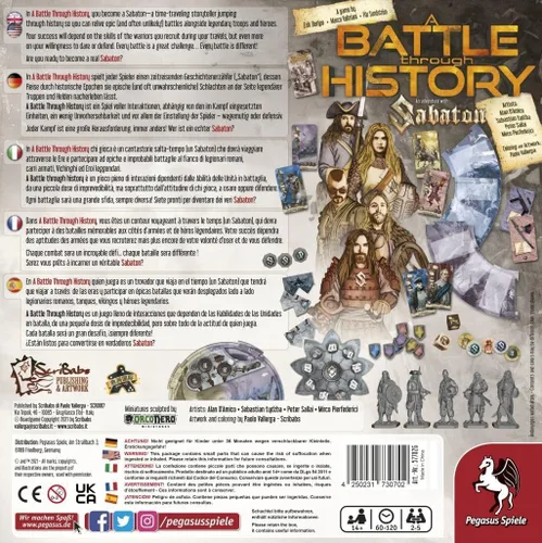 Miniatura 5 de Una batalla a través de la historia - Juego de mesa de Pegasus Spiele 2-5 jugadores - Juegos de mesa para la familia - 60-120 minutos de juego