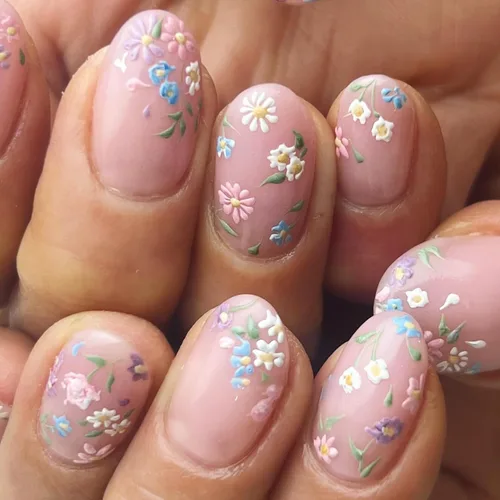 Miniatura 16 de Uñas postizas a presión de almendra marrón, medianas con diseños de leopardo y purpurina, uñas postizas en forma de almendra otoñal, uñas acrílicas