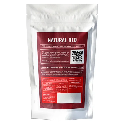 Miniatura 2 de Tinte natural de henna para el cabello, 100 % polvo de henna puro para el crecimiento del cabello orgánico