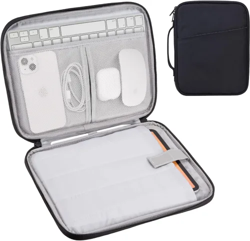 Miniatura 14 de Funda de transporte para iPad de 9 a 11 pulgadas, bolsa acolchada para tableta de viaje para iPad Pro de 11 pulgadas (M4), iPad 10.9