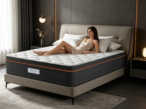 Miniatura 49 de Colchón tamaño individual de 10 pulgadas en una caja, espuma viscoelástica híbrida y resortes embolsados, 7 zonas para dormir de espalda y de lado
