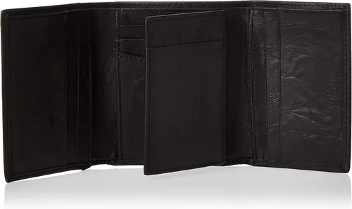 Miniatura 5 de Fossil Cartera triple de cuero para hombre