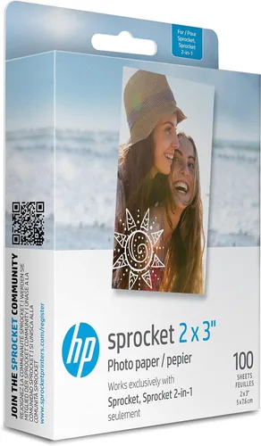 Miniatura 7 de HP Sprocket - Papel fotográfico adhesivo Zink de 2 x 3 pulgadas (20 hojas) compatible con impresoras fotográficas HP Sprocket.