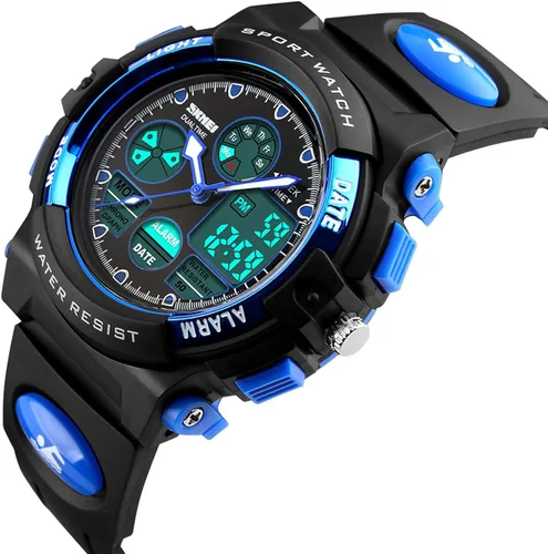 Miniatura 2 de Dayllon Kids Digital Watch Outdoor Sports 50M Waterproof Electronic Watches Alarm Clock 1224 H Stopwatch Calendar Boy Girl Wristwatch