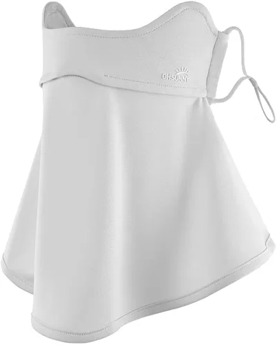 Miniatura 8 de Funda de bufanda facial para cuello protección solar pasamontañas de tela con cintas para las orejas