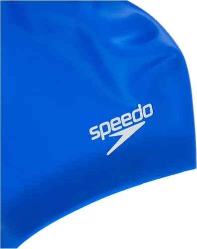 Miniatura 4 de Speedo Gorro de natación de pelo largo de silicona Azul