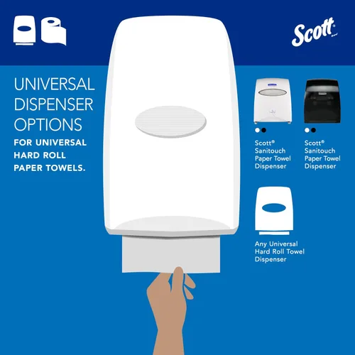 Miniatura 8 de Scott Professional Essential Toallas de Papel de Rollo Duro Universales de Alta Capacidad, a Granel (01005), Enrollado Duro Núcleo de 1.5