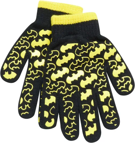 Miniatura 5 de DC Comics Conjunto de 2 pares de guantes o manoplas de invierno de Batman para niños (niños pequeños)