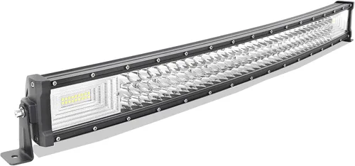 Miniatura 10 de AUXTINGS 22 "270 W LED luz de trabajo Barra foco inundación haz combo curva triple fila 7D DC 12V-24V 6000k luz de conducción para vehículos