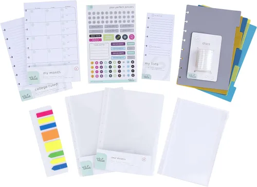 Miniatura 49 de Talia - Repuestos para cuaderno de espiral (páginas punteadas, Junior (5.5 x 8.5 pulgadas))