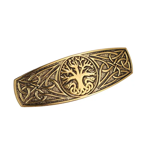 Miniatura 12 de TEAMER Moda vintage nudo celta clip de pelo pasadores de metal accesorios para el cabello patrón grabado headwear styling para las mujeres Águila