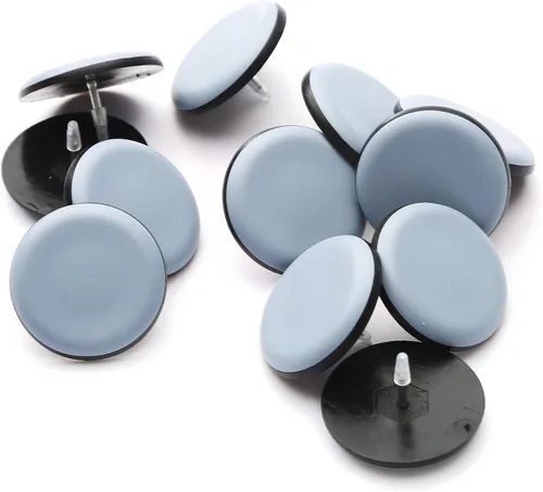 Miniatura 14 de Furniture Glides Sliders-Furnigear PTFE (teflón) para mover patas de silla, deslizadores para alfombras y superficies de madera dura, mueve tus