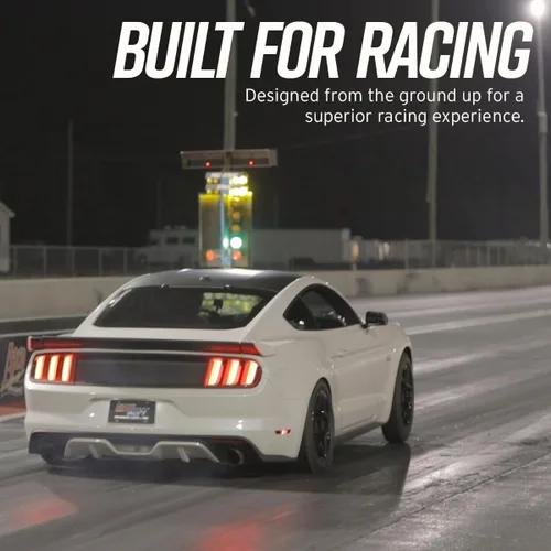 Miniatura 6 de GlowShift Kit de medidor de presión de combustible Racing de 2-5/8 pulgadas de 100 PSI, incluye sensor electrónico, esfera negra, retroiluminación