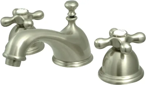 Miniatura 7 de Kingston Brass KS3966AX Restoration - Grifo de baño generalizado, níquel pulido, 6,5 x 3,5 x 3,06