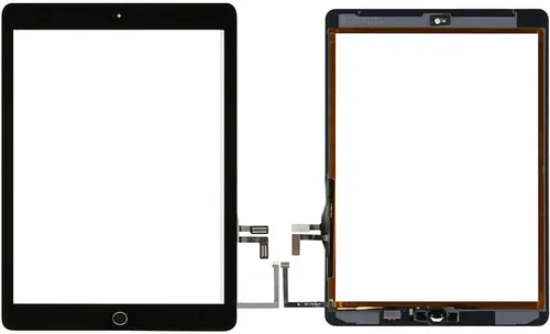 Para iPad 5 negro 2017 9.7 pulgadas (A1822, A1823) reemplazo de la Asamblea del digitizador de la pantalla táctil con botón de inicio, soporte de