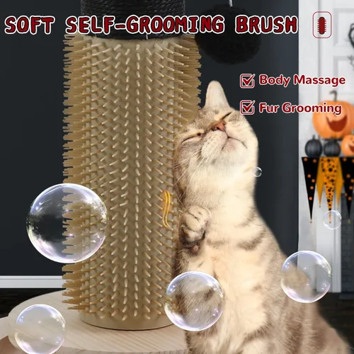 Miniatura 6 de Postes rascadores para gatos de interior y adultos, poste rascador gótico de Halloween de 45 pulgadas de alto con cuerda de sisal de 3.5 pulgadas